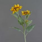 Fake sunflower LUPITA, yellow, 33"/85cm, Ø4.7"-6"/12-15cm