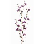 Artificial Beautyberry spray LARINA, with berries, violet, 28"/70cm