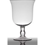 Vase with foot NOELLE made of glass, clear, 11"/29cm, Ø7.7"/19.5cm