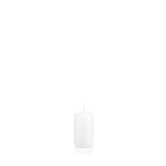 Lantern candle MAEVA, pillar, white, 3.9"/10cm, Ø2"/5cm, 23h - Made in Germany
