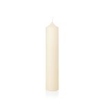 Candle for lantern FRANZISKA, ivory, 20"/50cm, Ø4"/10cm, 414h - Made in Germany