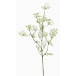 Fake dill branch WINCENT, white-green, 31"/80cm