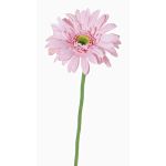 Silk gerbera HELLI, pink, 26"/65cm, Ø4.7"/12cm