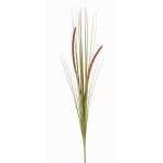 Fake foxtail grass JILL, on spike, panicles, green-red, 35"/90cm
