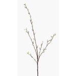 Plastic willow catkin branch LARDEIRA, white, 3ft/95cm