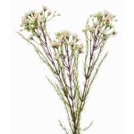 Artificial wax flower MEDEA, cream, 31"/80cm
