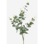 Artificial eucalyptus spray DEREK, green-grey, 30"/75cm
