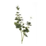 Artificial eucalyptus spray DEREK, green-grey, 30"/75cm