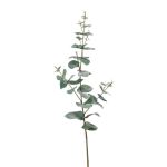 Plastic eucalyptus spray CALLIOPE, green-grey, 28"/70cm
