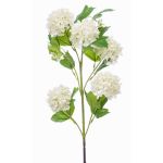 Artificial viburnum spray FONTE, cream, 30"/75cm