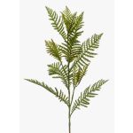 Plastic Boston fern spray ENRIKE, green, 31"/80cm