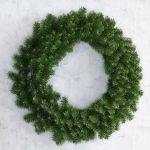 Artificial fir wreath MARLOW, green, Ø12"/30cm