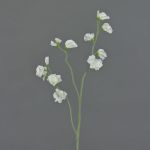 Artificial flower lathyrus ASFALOTH, white, 26"/65cm