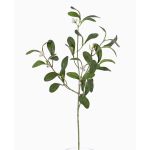 Artificial mistletoe stem SAJAN with berries, green, 22"/55cm