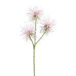 Decorative branch Globe thistle TRELMO, light pink, 18"/45cm