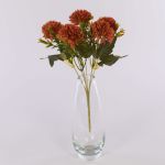 Decorative dahlia SALAMITUS on spike, orange, 12"/30cm