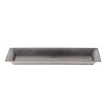 Rectangular decorative tray TORMUND, synthetic, black, 14"x7"x1"/36x17x2,5cm