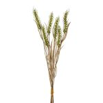 Artificial wheat bunch TILPA with ears, green, 20"/50cm