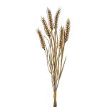 Artificial wheat bunch TILPA with ears, brown, 20"/50cm