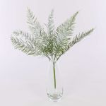 Artificial shrub cypress ZOLTAN, spike, glitter, frosted, green, 16"/40cm