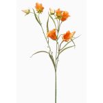 Artificial branch Bellflower EMMELY, orange, 26"/65cm