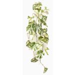 Artificial hanging plant Scindapsus NAVIRT on a stake, green-white, 35"/90cm