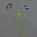 Artificial Scabiosa ANDIA, lilac-purple, 31"/80cm, Ø3.1"-4"/8-10cm