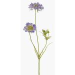 Artificial scabiosa ANDIA, blue-purple, 31"/80cm, Ø3.1"-3.9"/8-10cm