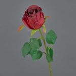 Artificial flower Rose KLONI, red, 20"/50cm