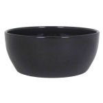 Bowl made of ceramic TEHERAN BRIDGE, black, 3.7"/9.5cm, Ø9"/22.5cm