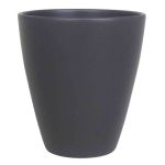 Vase TEHERAN PALAST made of ceramic, anthracite mat, 6.7"/17cm, Ø5.3"/13.5cm