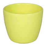 Ceramic pot for plants small TEHERAN BASAR, light yellow, 2.4"/6cm, Ø3"/7,5cm