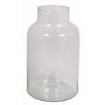 Glass table vase SIARA, clear, 10"/25cm, Ø6"/15cm