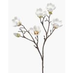 Faux flower Magnolia ANEU, cream, 26"/65cm, Ø2.8"-3.1"/7-8cm