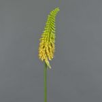 Artificial torch lily MUNDAKA, yellow, 33"/85cm