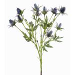 Artificial eryngium branch CUACOS, blue, 28"/70cm