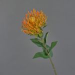 Artificial Protea HERVAS, orange, 28"/70cm