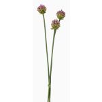 Artificial allium flower bundle LAMDA, purple-green, 26"/65 cm