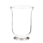 Candle glass LEA AIR, clear, 8"/19,5cm, Ø5.4"/13,7cm