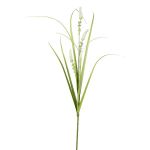 Decorative branch of fountain grass KOVLIN with panicles, cream-green, 26"/65cm