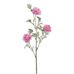Decorative chrysanthemum branch FALTON, pink, 22"/55cm