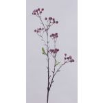 SOPUNY snowberry decorative branch, berries, frosted, red and white, 70cm