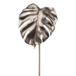 Artificial leaf Philodendron Monstera Deliciosa MINLAS, gold, 16"/40cm