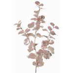Artificial eucalyptus branch MALFHY, metallic light pink, 30"/75cm