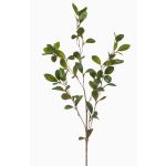 Decorative LOVRIS spindle tree branch with flowers LOVRIS, green-yellow, 35"/90cm