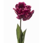Artificial parrot tulip LIOMARA, dark purple, 26"/65cm
