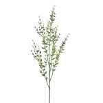 Artificial privet branch SLONTE with flowers, green, 30"/75cm