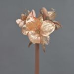 Velvet amaryllis KIRSTY, salmon, 28"/70cm, Ø3.5"/9cm