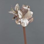 Velvet amaryllis KIRSTY, beige-pink, 28"/70cm, Ø3.5"/9cm