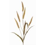 Artificial fountain grass HIWA, panicles, green, 4ft/135cm